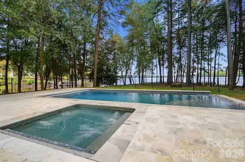 Stunning saltwater pool and spa