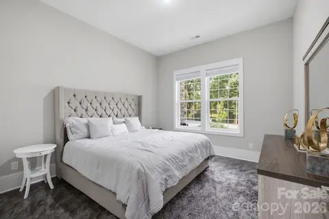 Additional lower level bedroom with natural light