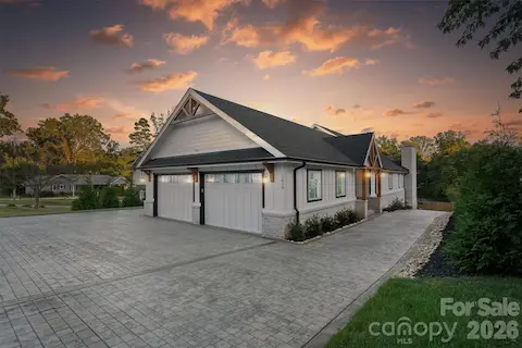 Thoughtful landscaping, hardscaping, and exterior lighting!