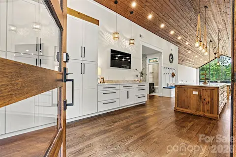 Oversized solid wood door for a grand entrance!