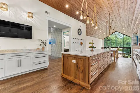More than enough custom cabinetry for storage!