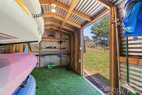 All your fun-in-the-sun needs stored at the dock.
