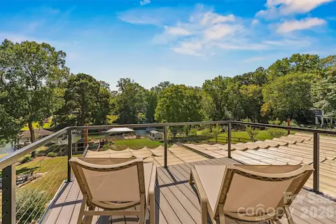 Private sundeck off primary bedroom.