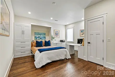 Main floor bed/office