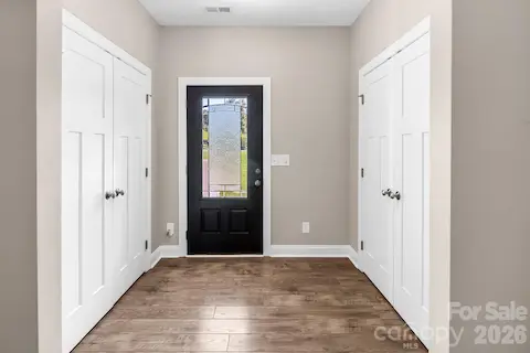 Entry Way with closets on either side as you walk in the front door.