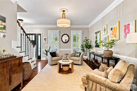 Another view of the sitting/dining room from the kitchen
