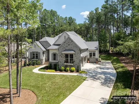 Estate is on 1.018 acre homesite, nestled in Davidson Retreat