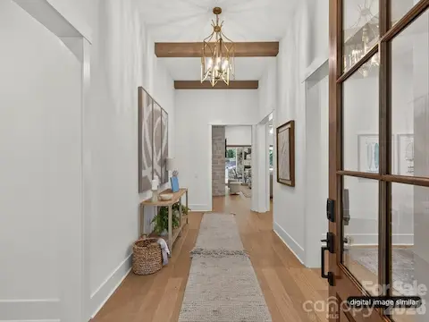 Entry Foyer Beams