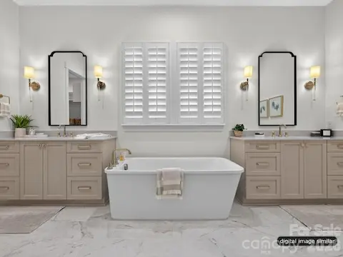 Primary Bathroom with Freestanding Tub