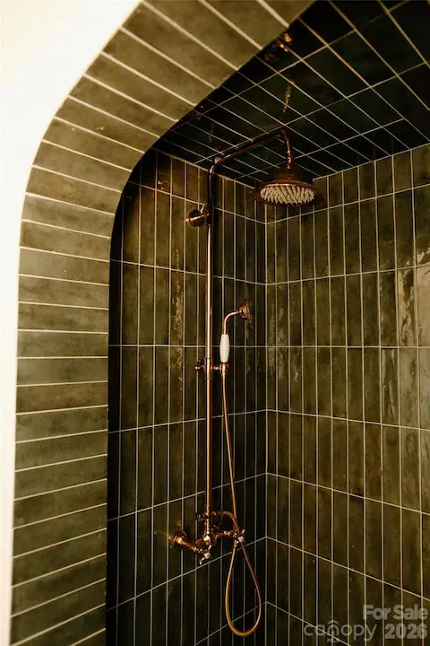 downstairs "shower cave"