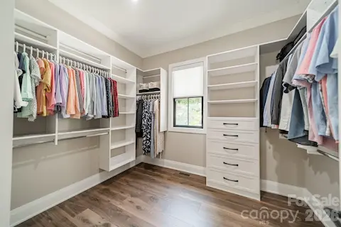 Spacious Primary Closet