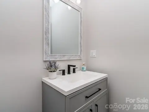 Main level half bath