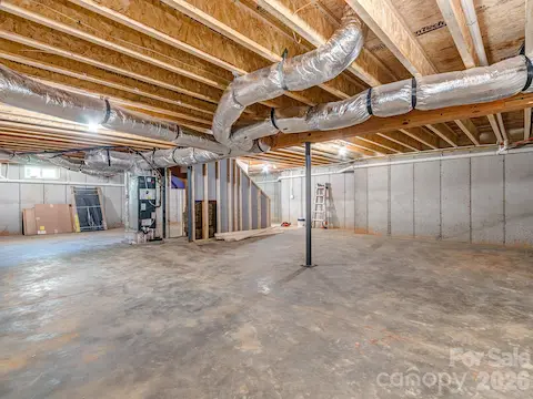 Unfinished basement