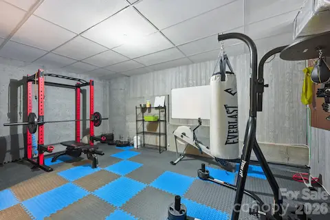 Fitness/Exercise Room in Basement