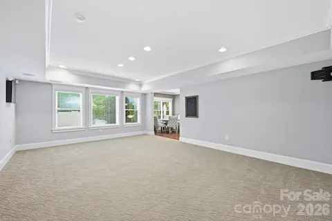 Family Room or Game Room in Basement