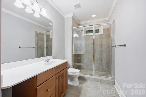 Full Bath in Basement