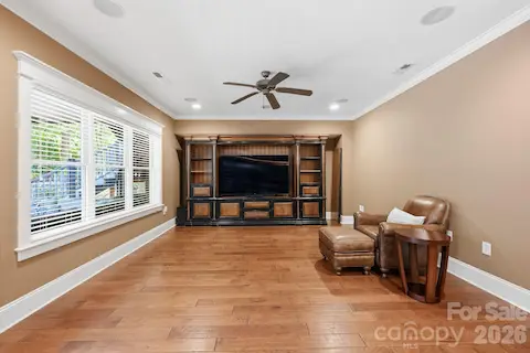Media Room with Built-Ins