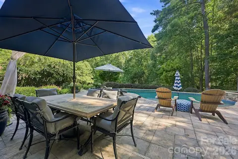 Plenty of Space for Patio Dining & Relaxing on the Pool Deck