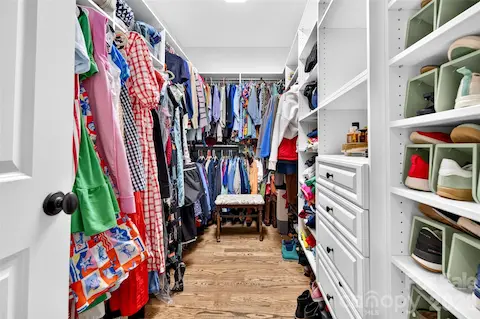 Deep walk in closet