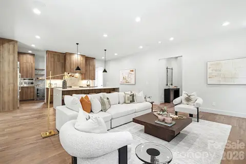 Living Space open to Kitchen & Dining