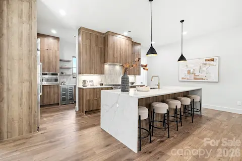 Frameless European-style cabinetry