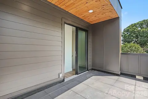 Sliding Glass Doors to Rooftop
