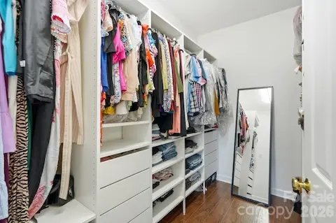 Primary closet