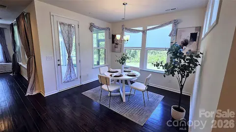 Breakfast area off the kitchen