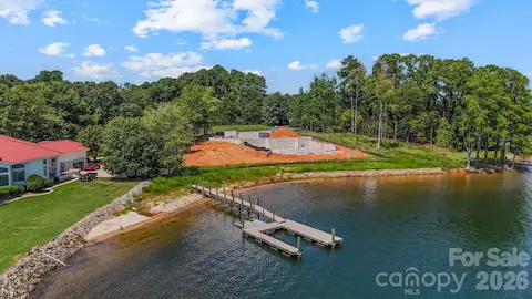 This type of waterfront and new construction is very rare on Lake Norman.