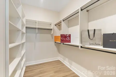 Large walk-in custom closet