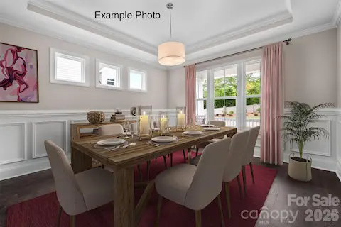 Example Photo - Dining Room *Virtualyl Staged*