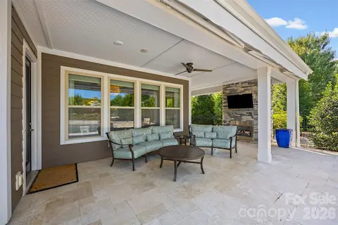 Covered patio