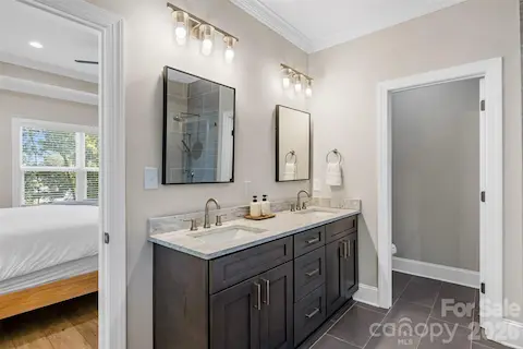 Double Vanity in Primary Bathroom
