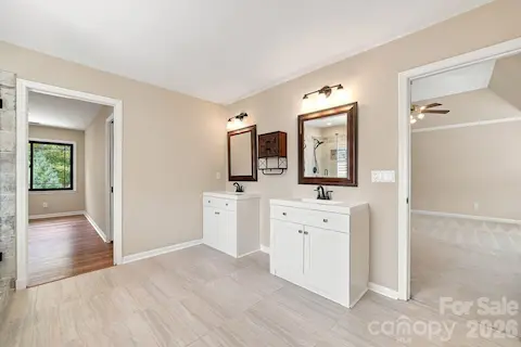 Brand New Vanities In Upstairs Bathrooms