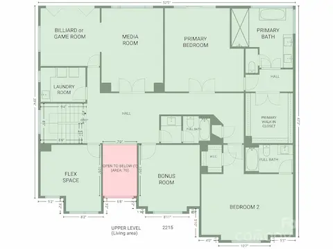 Upper Level Floor Plan