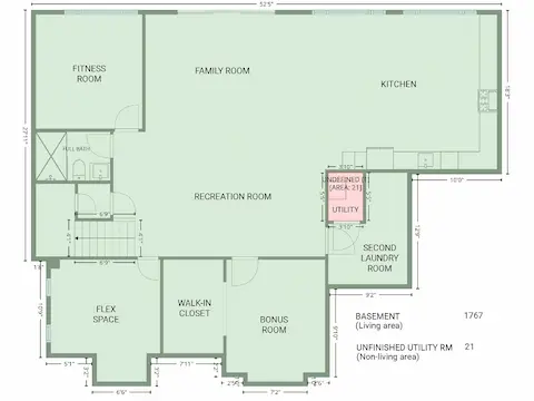 Walk-Out Basement Floor Plan