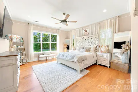 Primary bedroom with stunning views