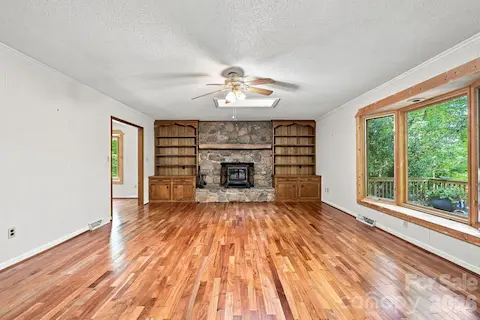 Great Room with Woodburning Fireplace