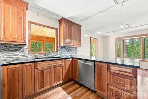 View of Dining Area with Bay Window