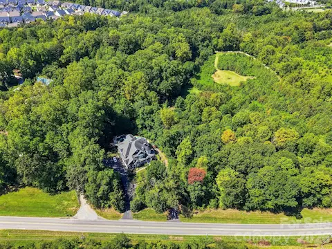 View of 2.8+Acres From Davidson Concord Road