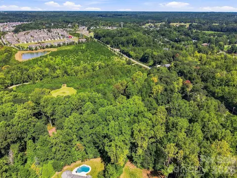 Looking North from Property