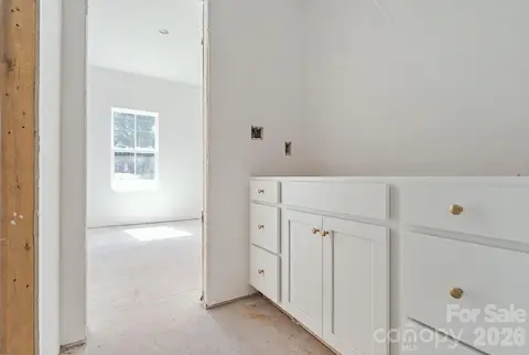 Vanity and closet area for Jack-and-Jill bath.