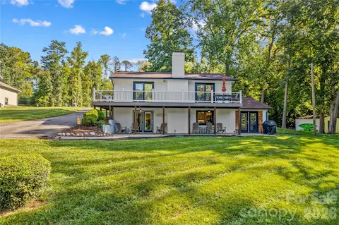 Front of the house from the lake