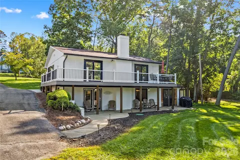 House view from the lake