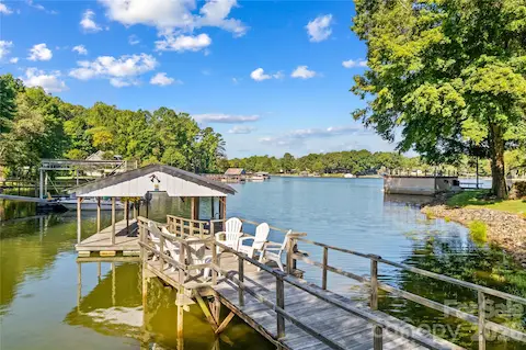 Pier and covered boat slip
