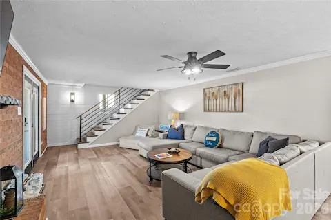 Lower level living area