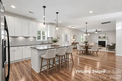 virtually staged secondary living quarters