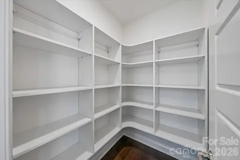 Walk in Pantry with Custom Built Ins