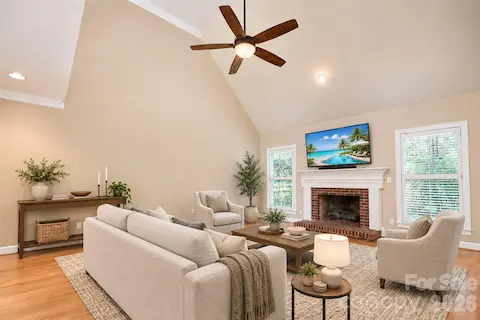 Virtually Staged Great Room
