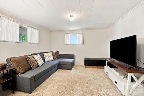 Den in basement
